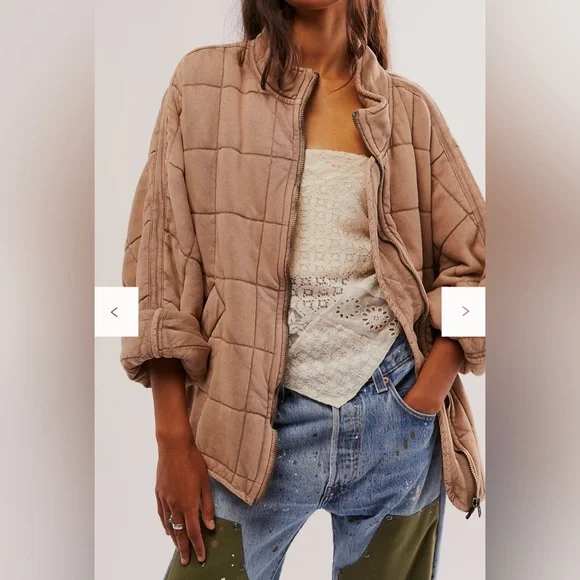 Free People | Dolma Quilted Knit Jacket - Picture 3 of 14